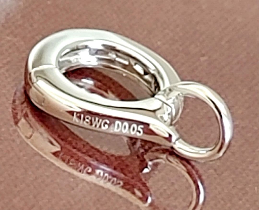 ☆新品未使用☆K18WG&天然ダイヤモンド マルチバチカン チャーム gstv