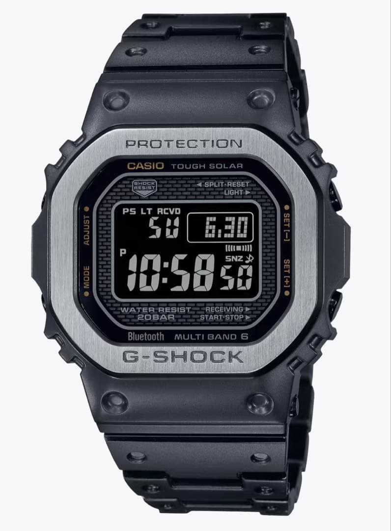 美品　G-SHOCK GMW-B5000MB-1JF ブラック 電波ソーラー