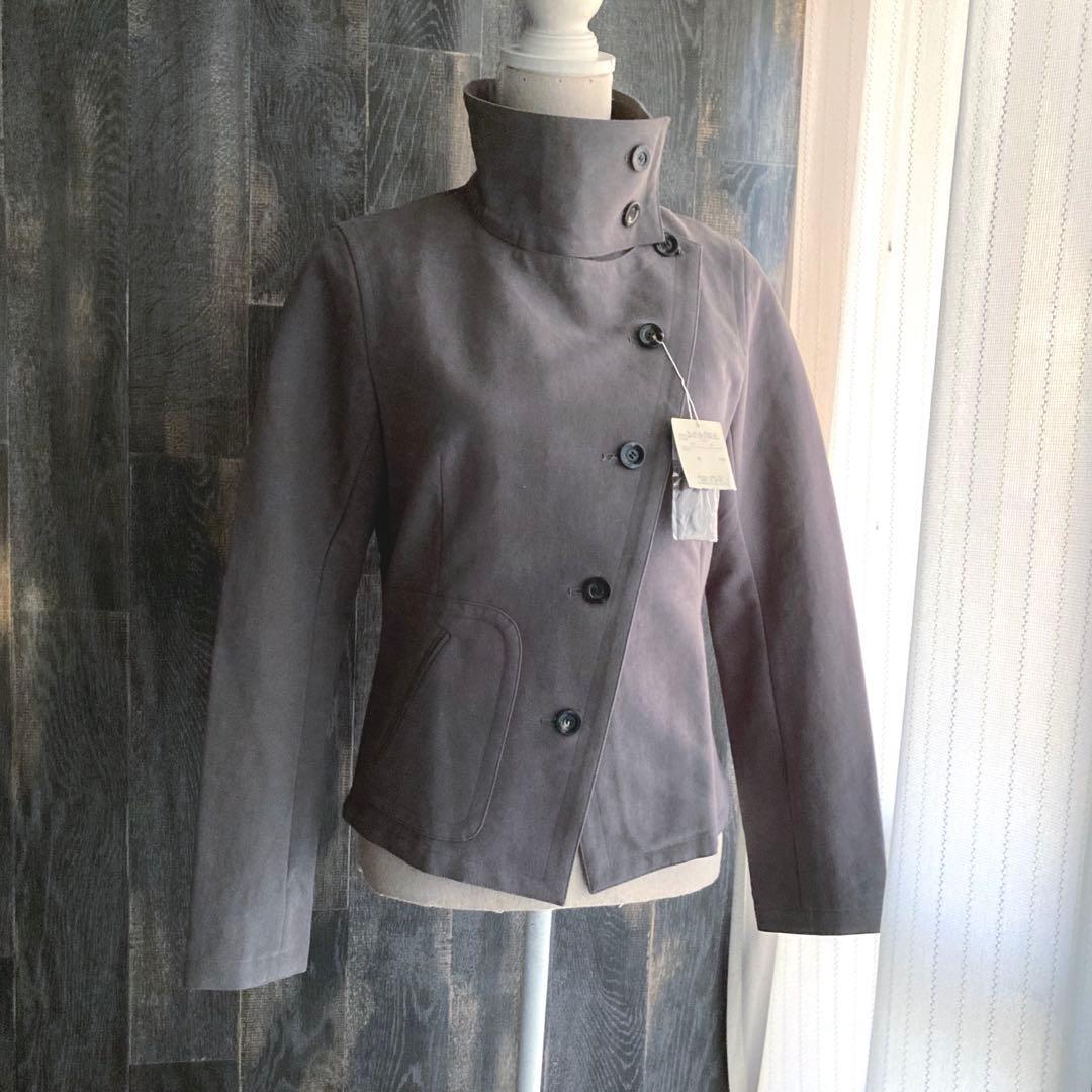 DES PRES 新品未使用 ジャケット コート コットン 厚手 ダークグレー