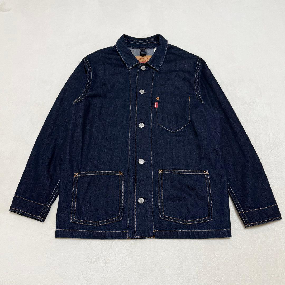 【試着程度】リーバイスプレミアム TYPE1 カバーオール デニムジャケット