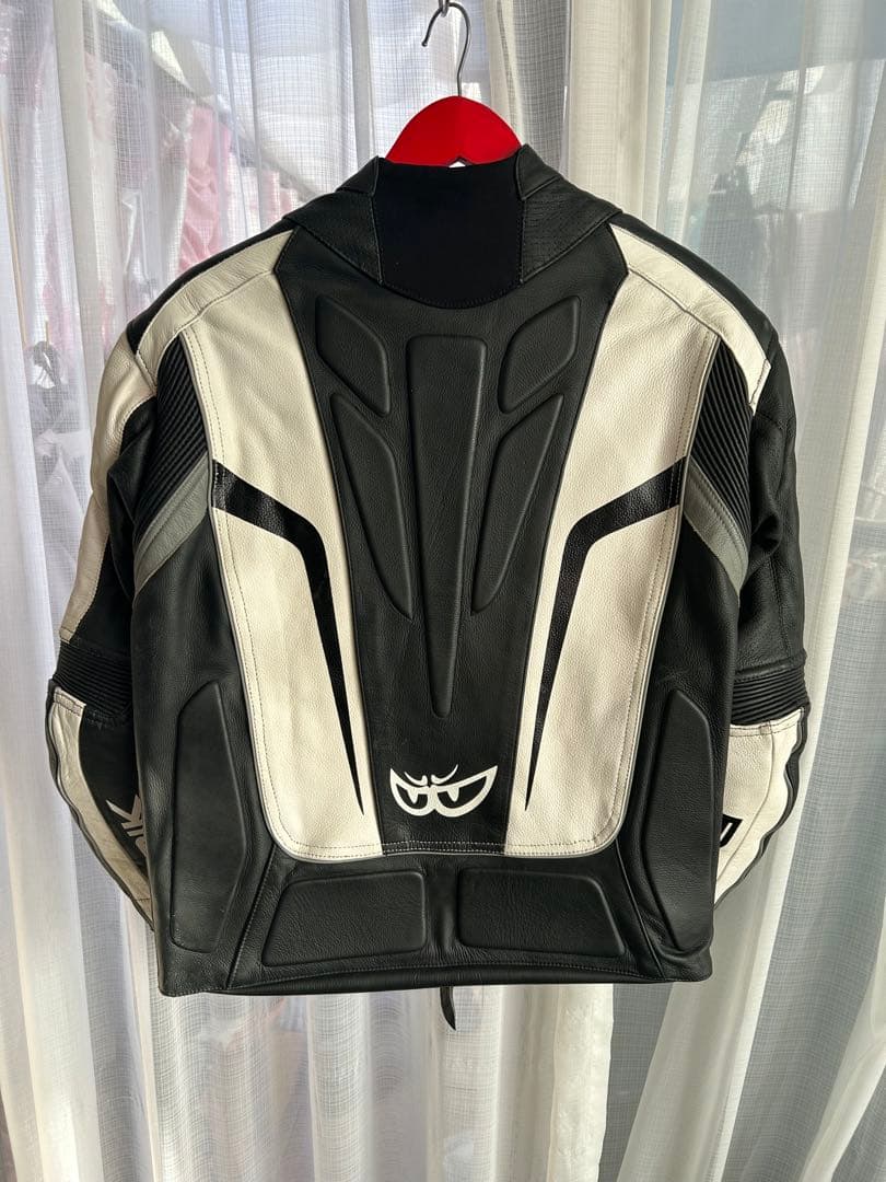 BERIK 2.0 バイク本革　レザージャケット サイズ52 黒/白