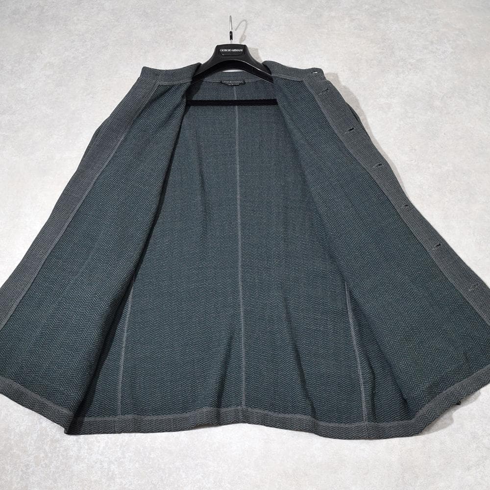 80s vintage Giorgio Armani マオカラーニットジャケット