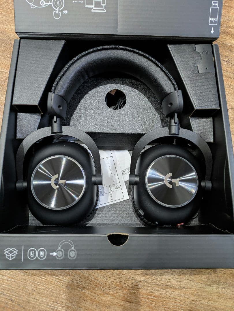 美品 Logicool G PRO X 2 G-PHS-005WLワイヤレス