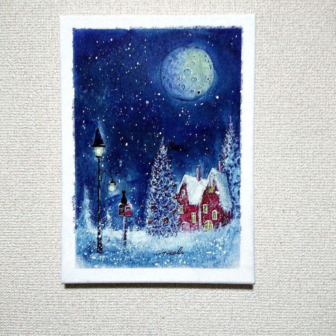 絵画 ★鈴華さま専用★ 青の魔法 962 F4キャンバス 原画 ア−ト