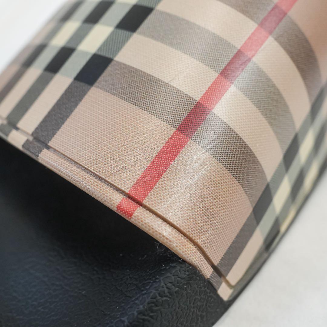 ☆極美品☆ 現行 バーバリー スライド サンダル ノバチェック 40サイズ