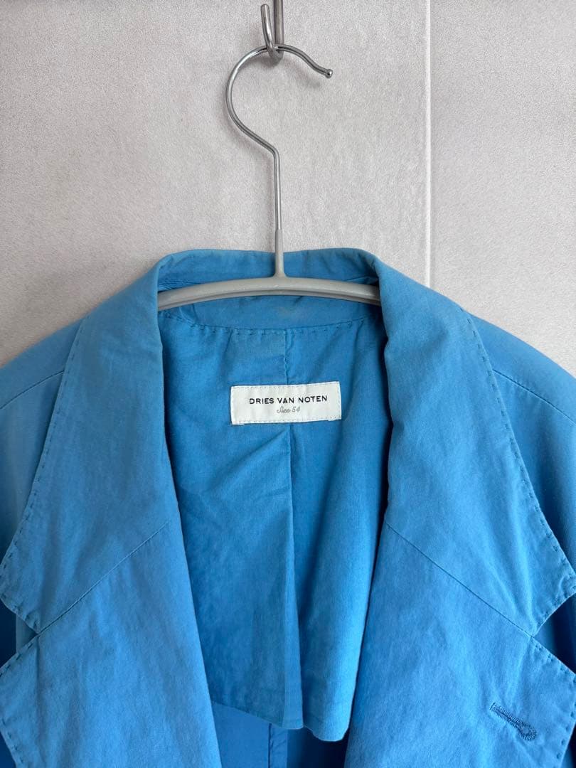 古着　dries van noten ジャケット　水色