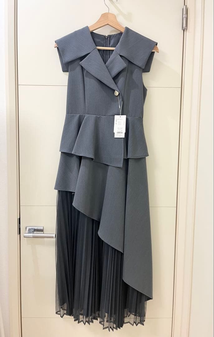 【新品】dazzlin ダズリン　ワンピース アシメプリーツトレンチワンピース