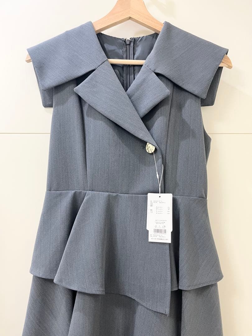 【新品】dazzlin ダズリン　ワンピース アシメプリーツトレンチワンピース