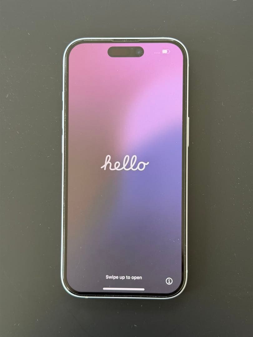 【美品】iPhone 15 ブルー 128GB SIMフリー