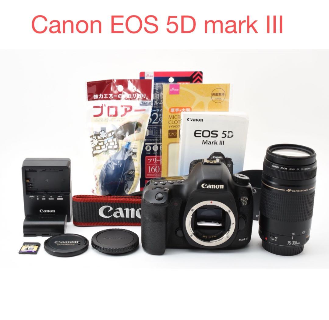 デジタルー眼レフカメラCanon EOS 5D mark III望遠レンズセット