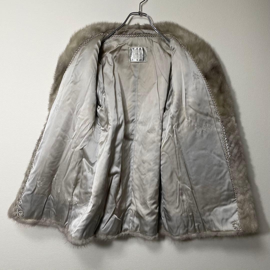 サガミンク リアルファーコート ジャケット サファイアミンク 銀タグ