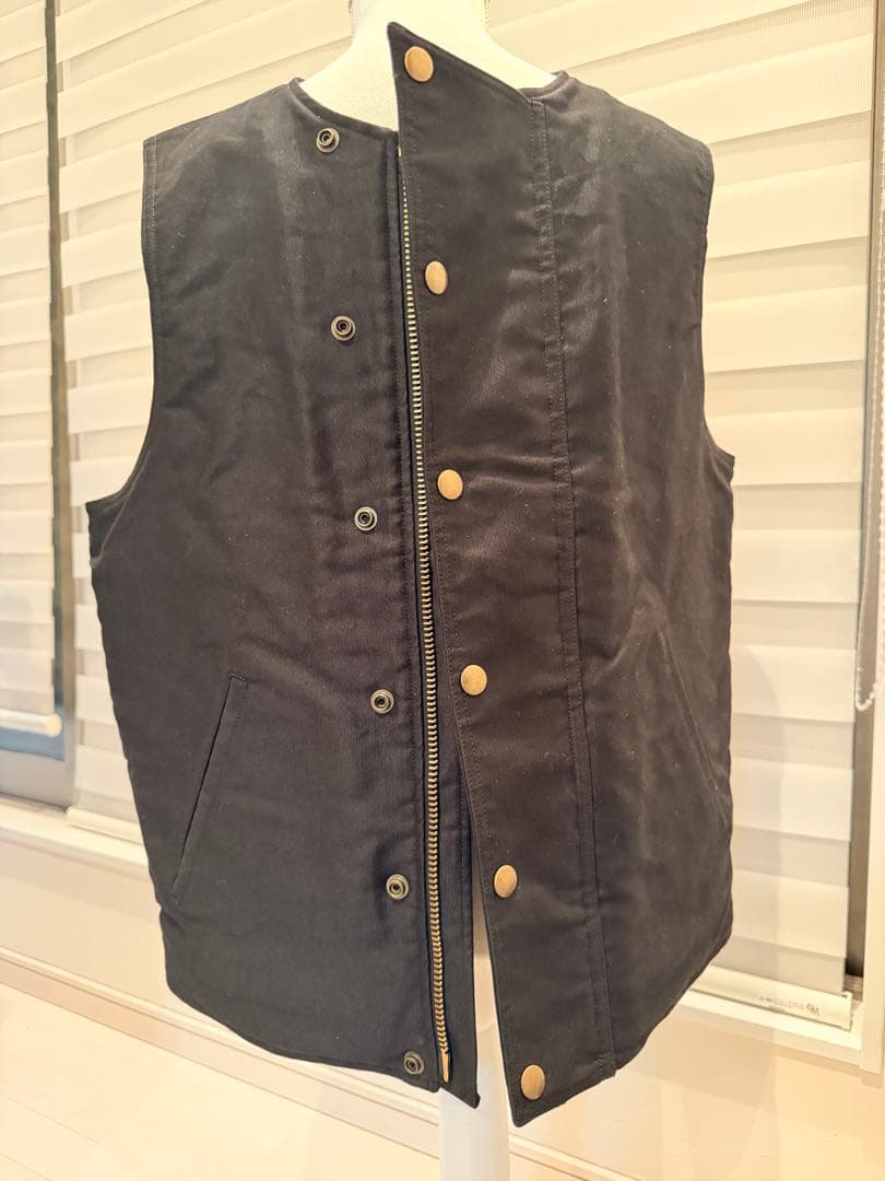 アディクトクローズ　COTTON ULSTER VEST