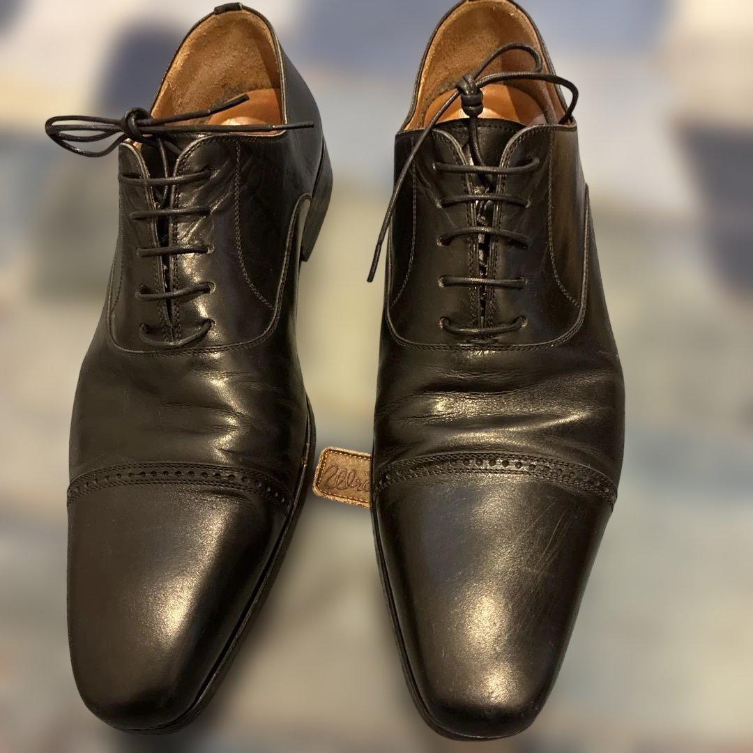 MAGNANNI マグナーニ【27.5】本革 革靴 ストレートチップ ブラック