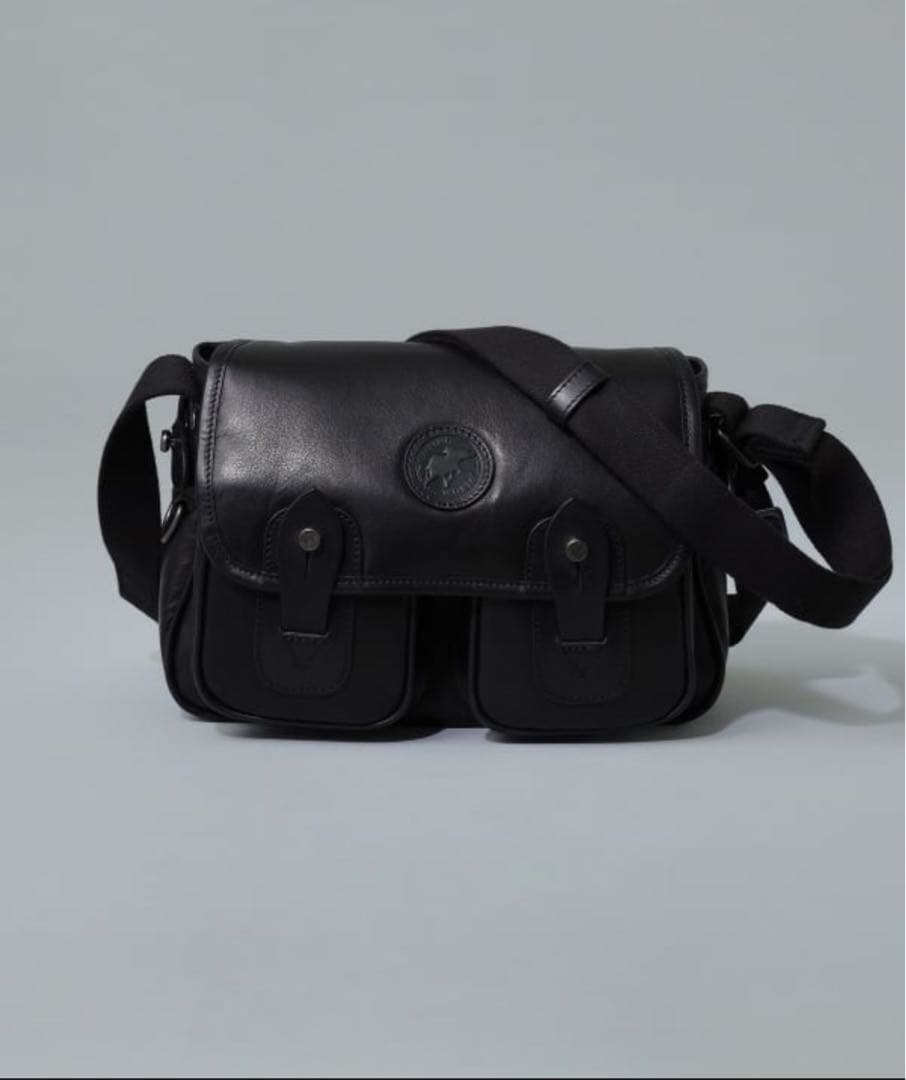 BEAMSF別注　HUNTING WORLD レザー キャリーオール S