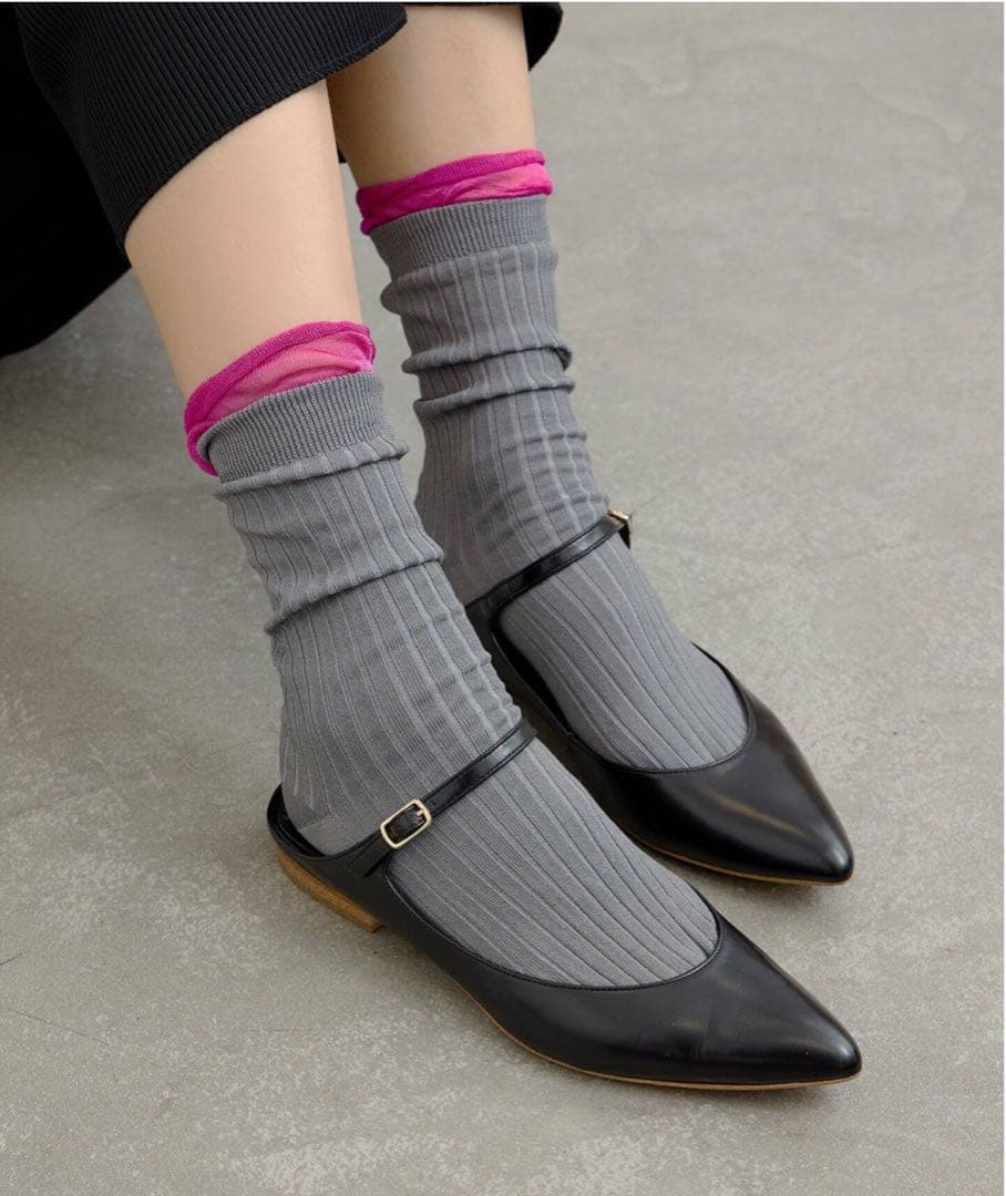 【新品未使用】アトリエ・ブルージュ ストラップミュール 23.5cm