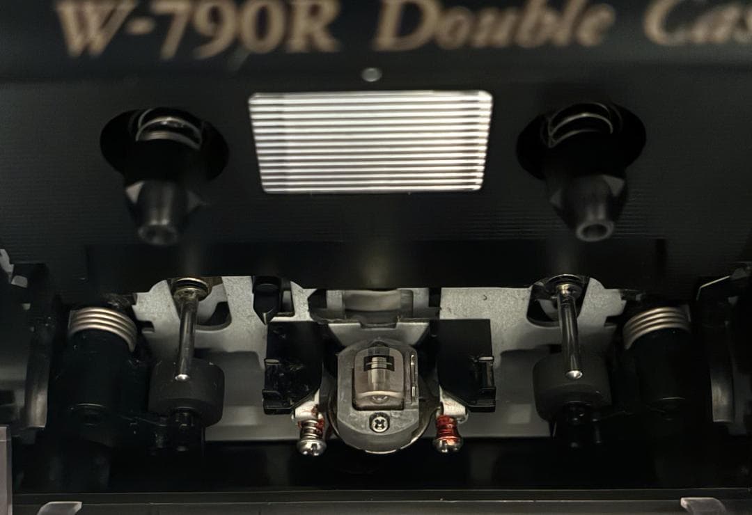 【動作OK！！】ダブルカセットデッキ　TEAC　W-790R　①