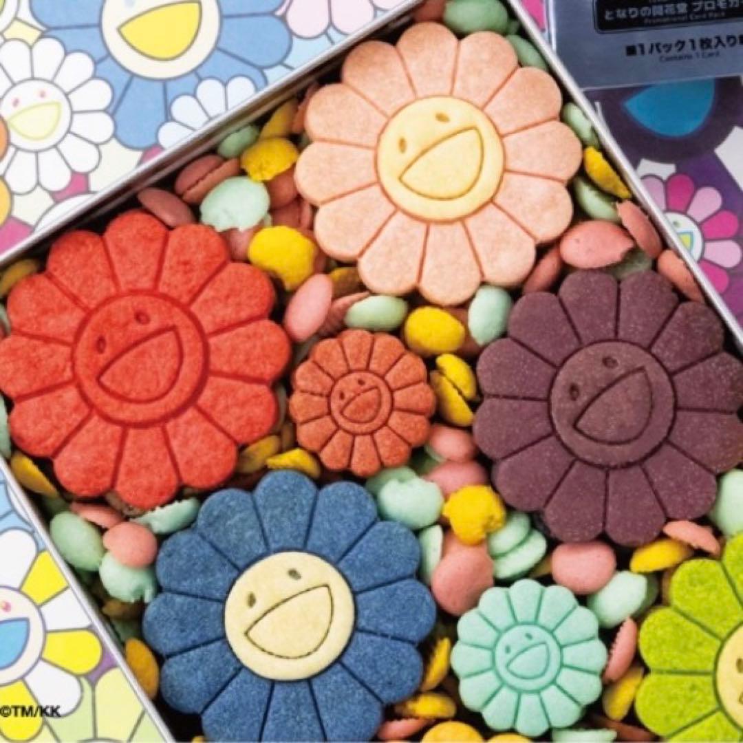 となりの開花堂 クッキー缶　クラシック　村上隆 カイカイキキ