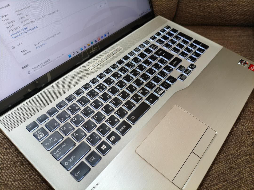 富士通 LIFEBOOK Ryzen7 5800U メモリ16GB 初期化済