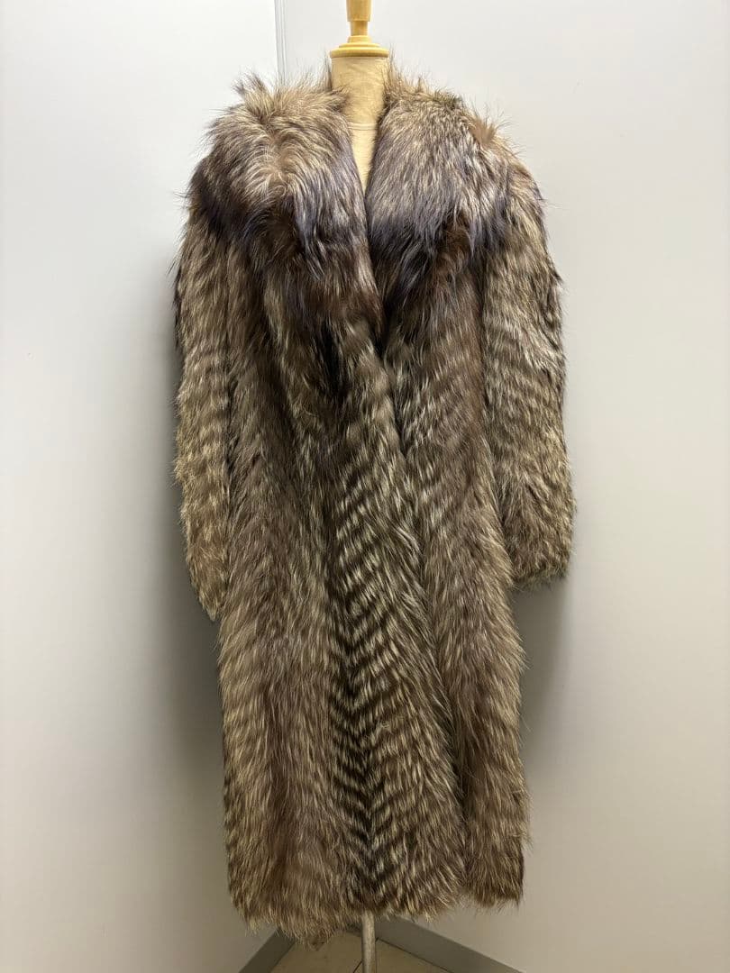 SAGA FOX フォックスファーロングコート 601262