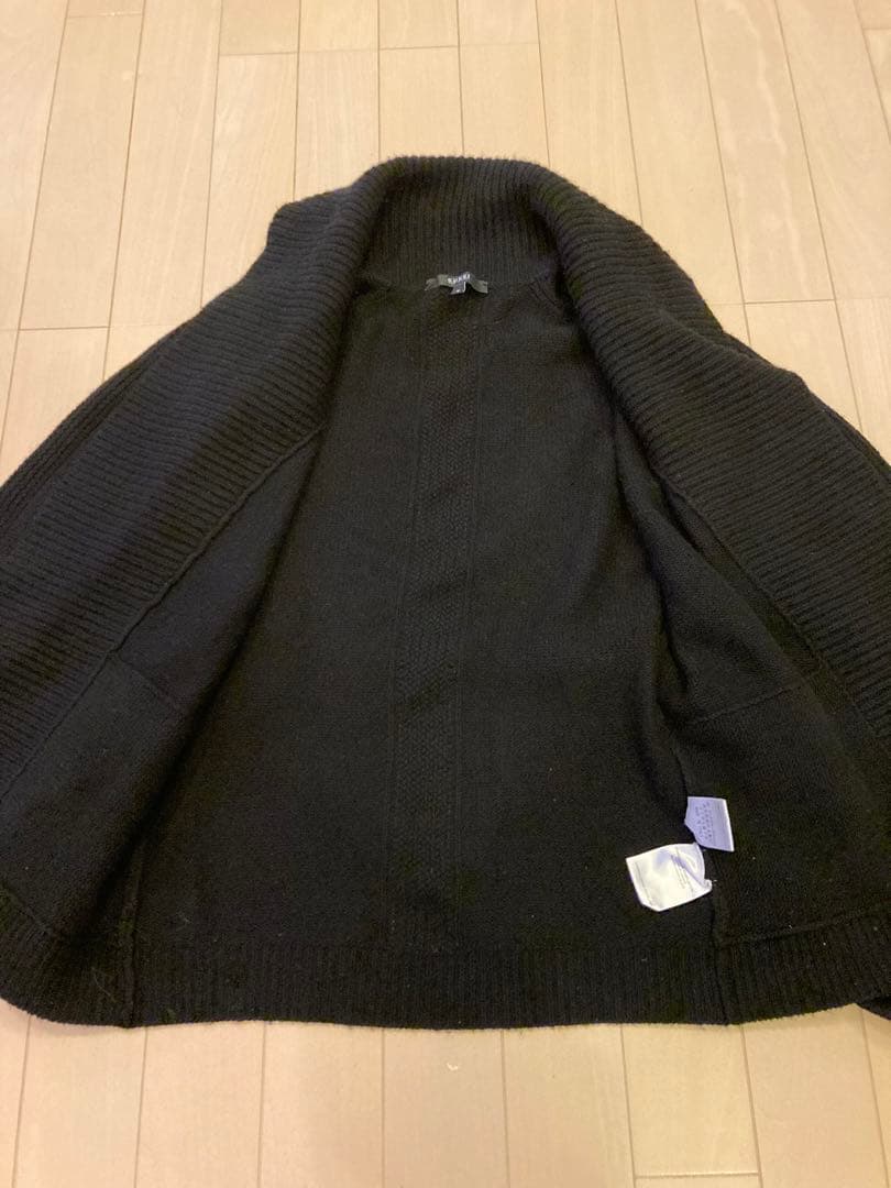 ☆GUCCI☆ ブローチ付き　ショールカラー カシミアニットカーディガン