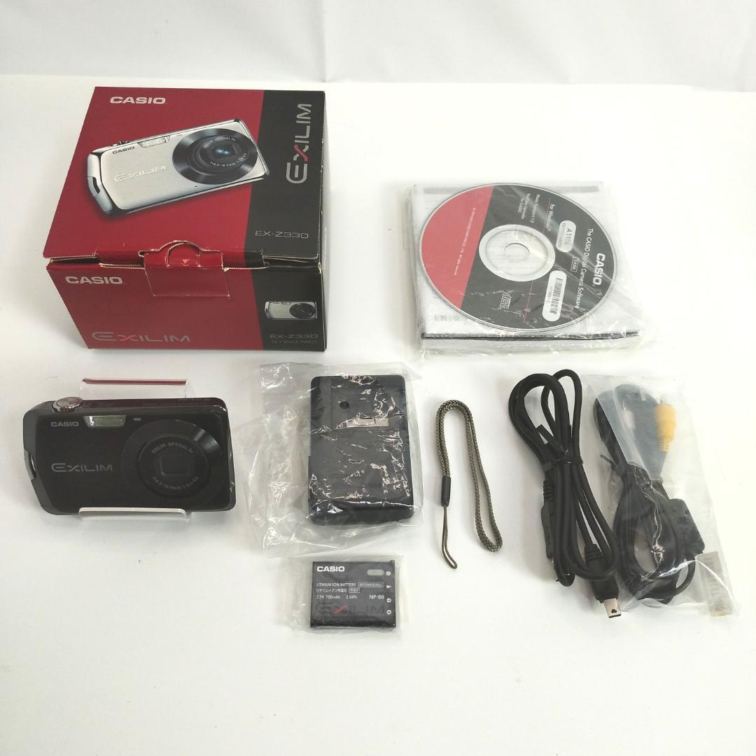 CASIO デジタルカメラ EXILIM EX-Z330 ブラック