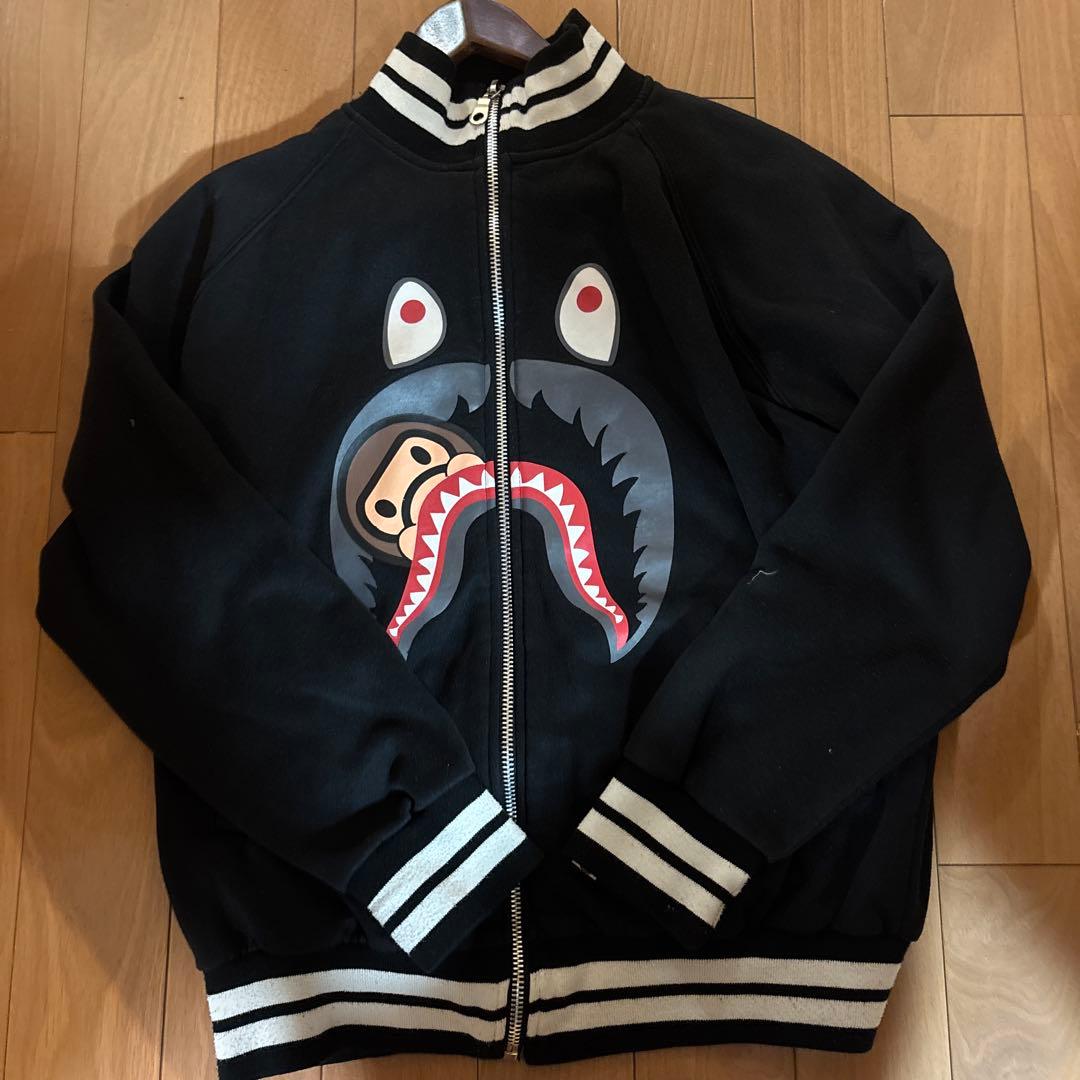 最終値下げBAPE シャークデザイン スウェットジャケット L