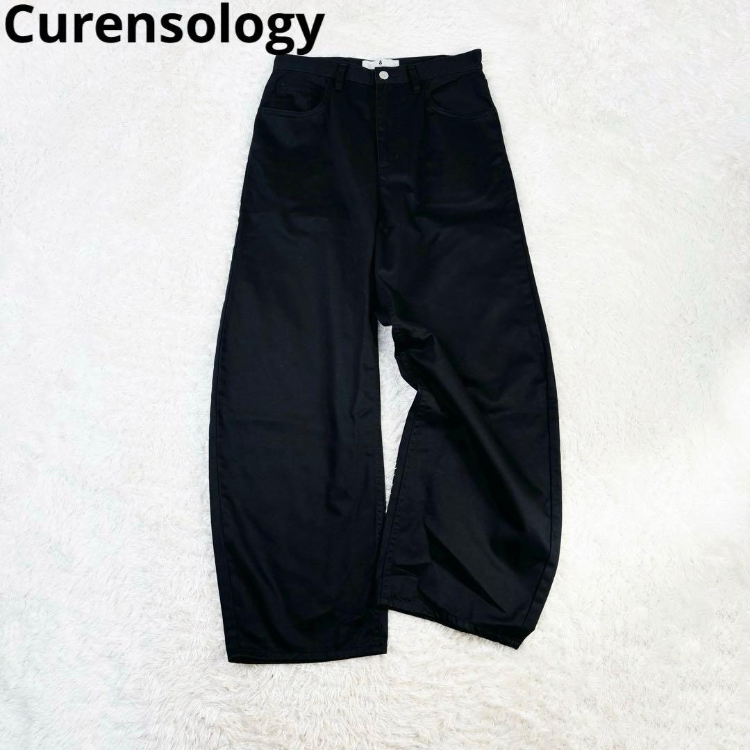 648 カレンソロジー &RC チノカーヴィーパンツ ブラック サイズ40
