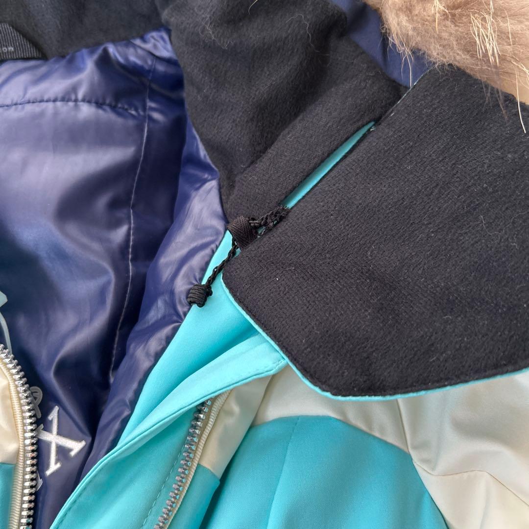 フェニックス スキーウェア S ジャケット ホワイト×ブルー系