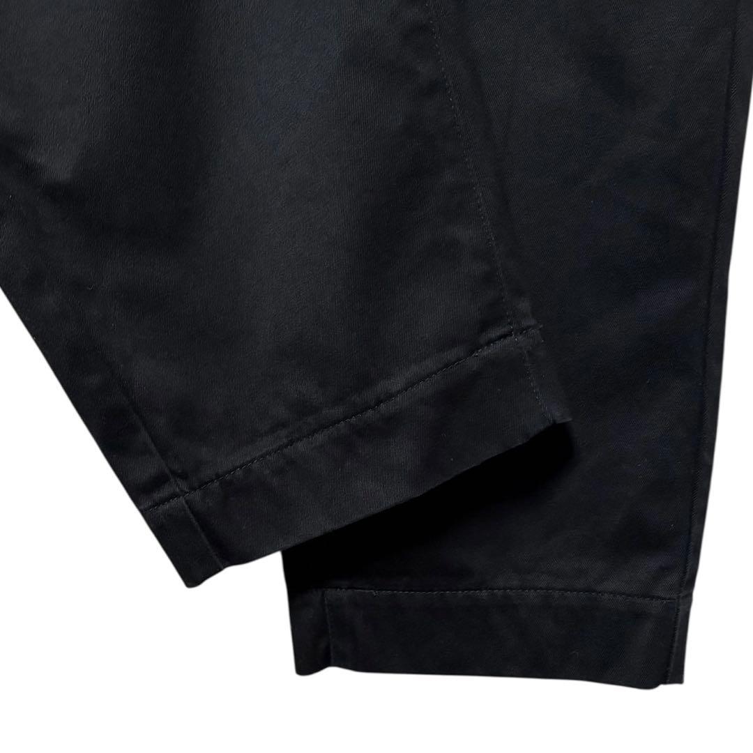 CALEE キャリー ワイドチノトラウザー ルードアメカジバイカー 黒 L