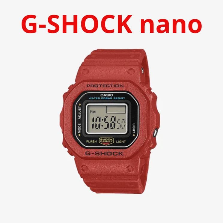 CASIO G-SHOCK nano DWN-5600-4JR レッド/新品