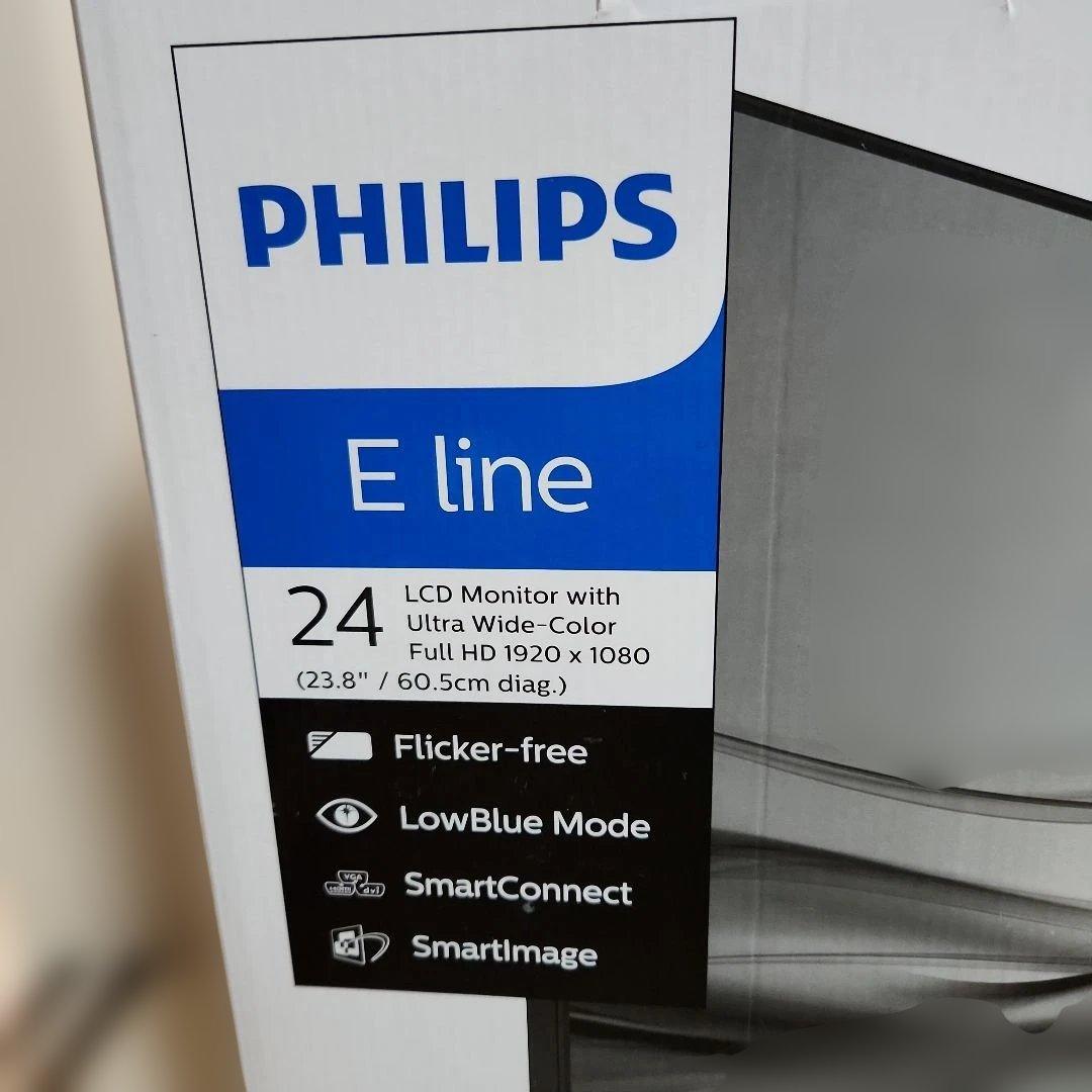 PHILIPS E line 24インチ モニター　箱付き