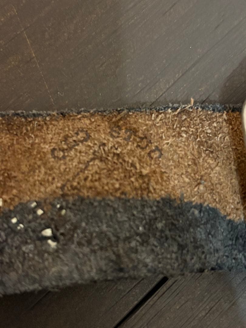 オールドスタッズ　オールドスタッツ　ブラウン 花デザイン ベルト