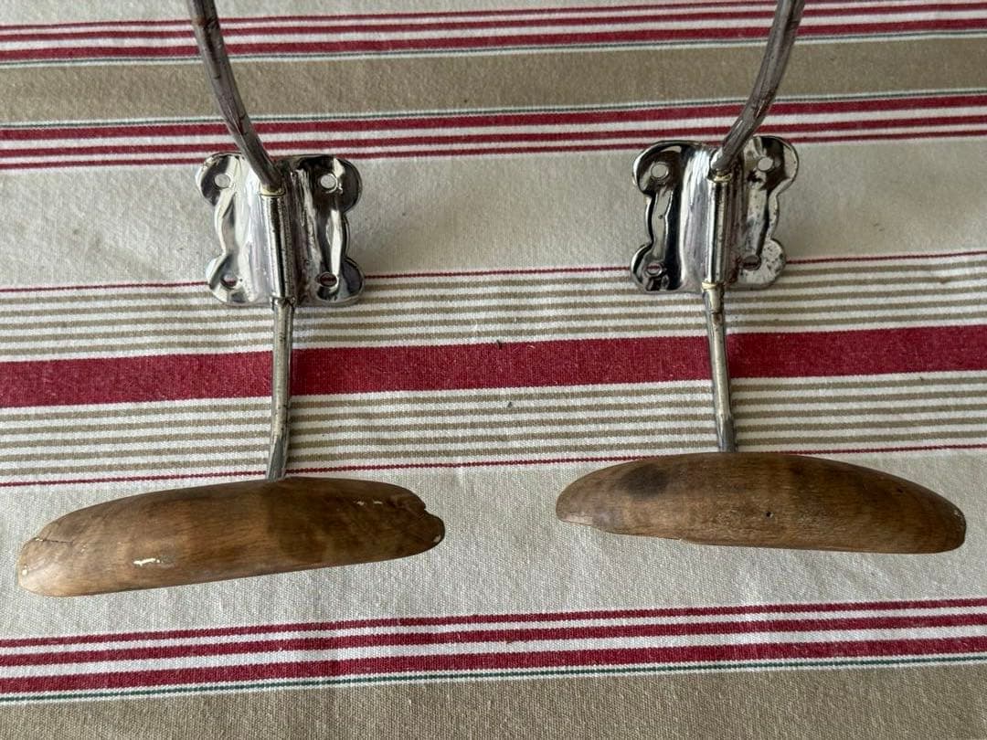 アンティーク壁掛けフック2個セット