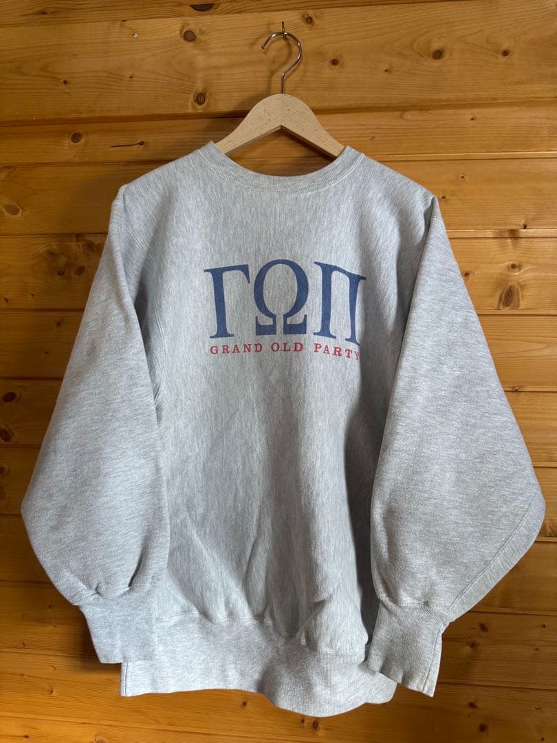 Champion 90s 染み込み リバースウィーブ GOD