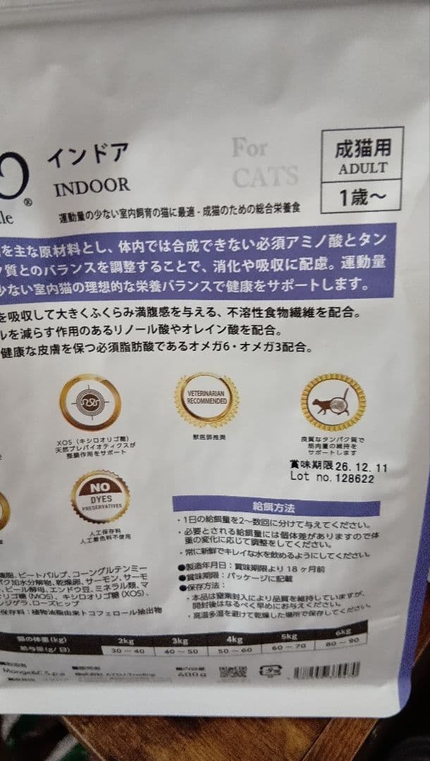 ELMO キャットフード インドア 2kg x 5袋