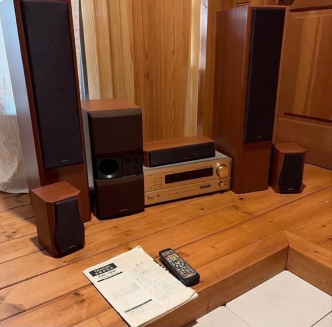京都引き取り希望　DENON アンプ・スピーカーセット
