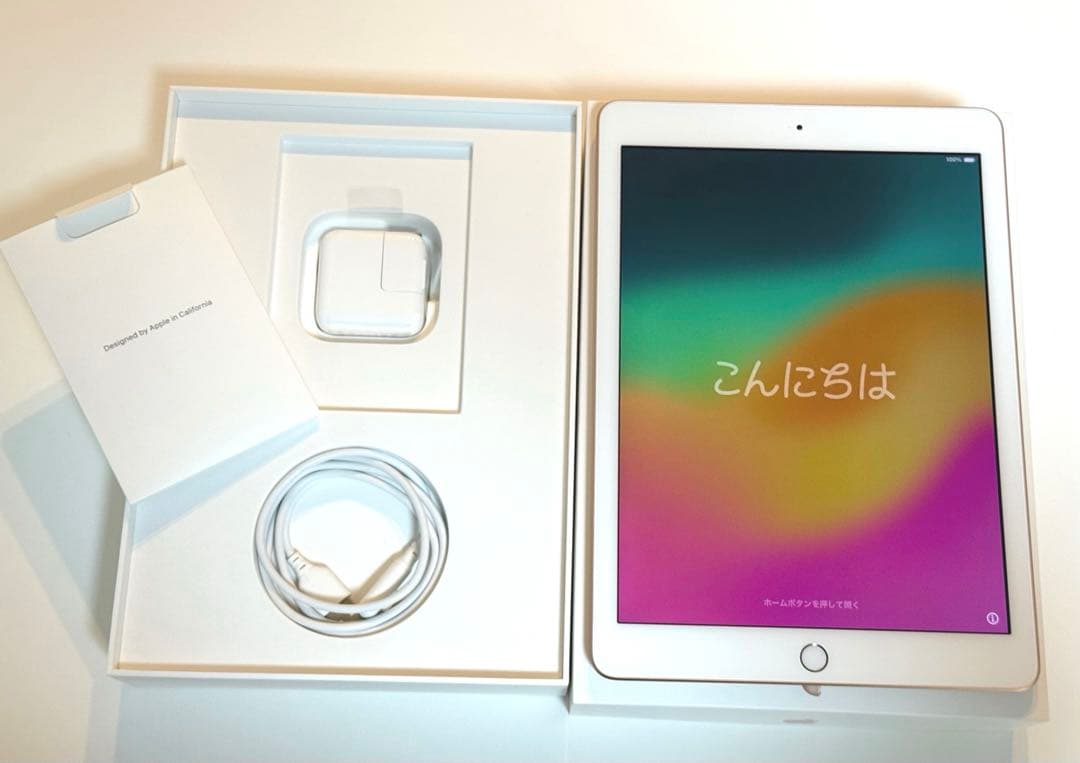 【美品】iPad 32GB ローズゴールド（第6世代） Wi-Fiモデル 稼動品