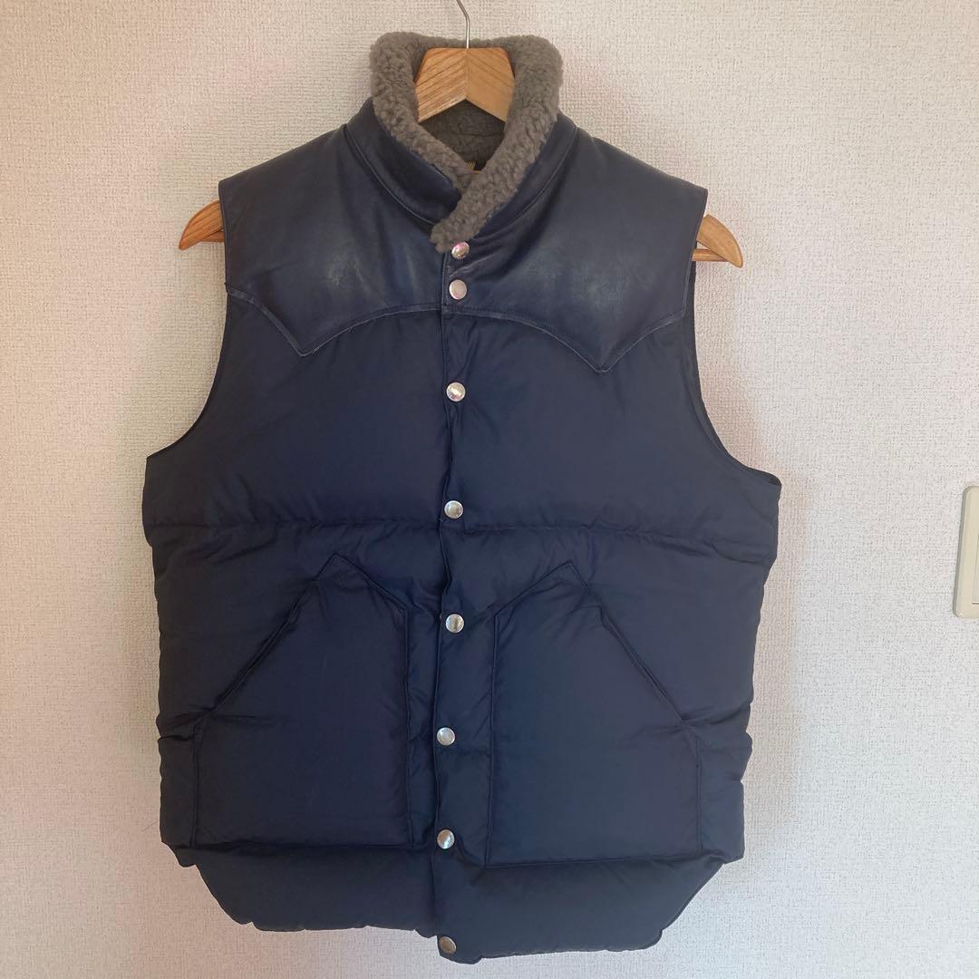 ロッキーマウンテン　ソフネット別注　U.E. ネイビー ダウンベスト