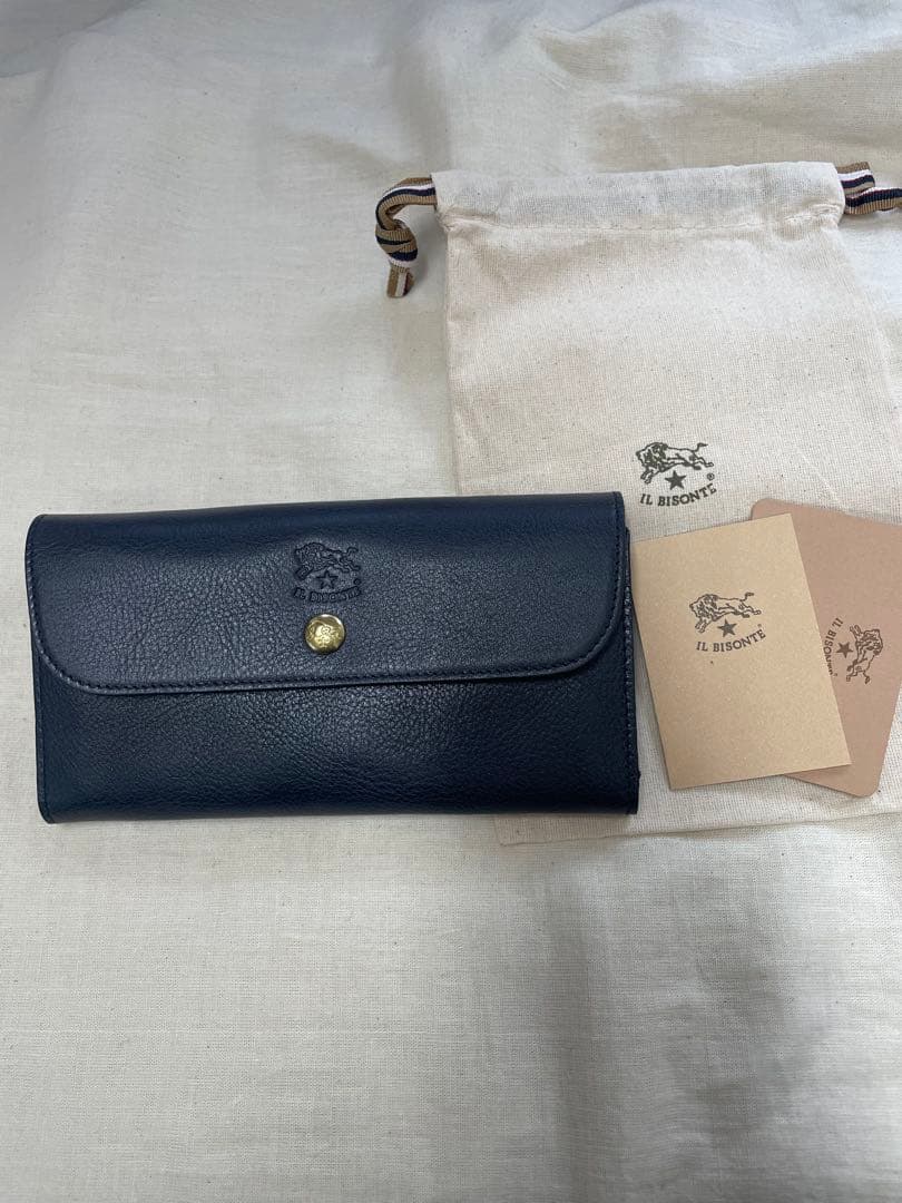 イルビゾンテ★新品長財布ネイビー