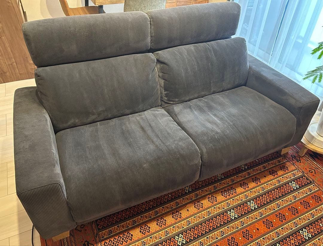 田中太郎CRASH GATE グリード 2.5人掛け リクライニングソファ