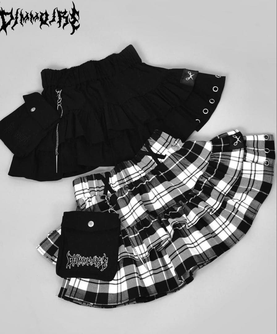 DimMoire PUNKフリルミニスカート