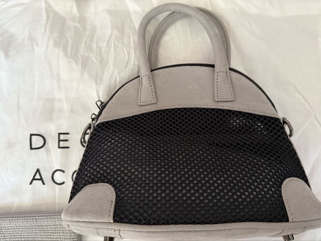 新品 Decollte Accessory メッシュバッグ グレー Sサイズ