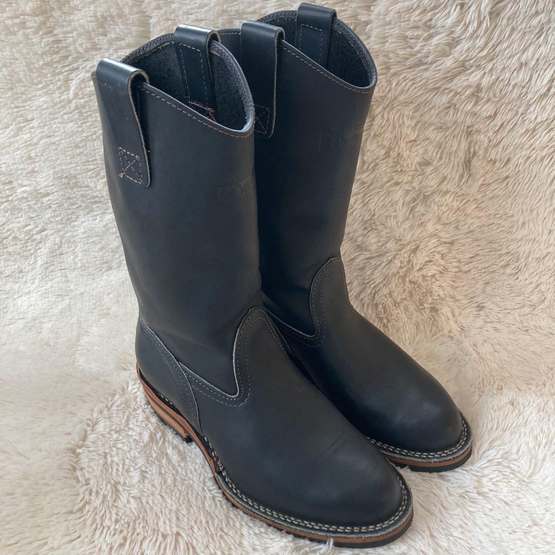 ✨希少•極美品✨ウエスコ Wesco ウエスタンブーツ 黒 4.5E 廃盤 本革