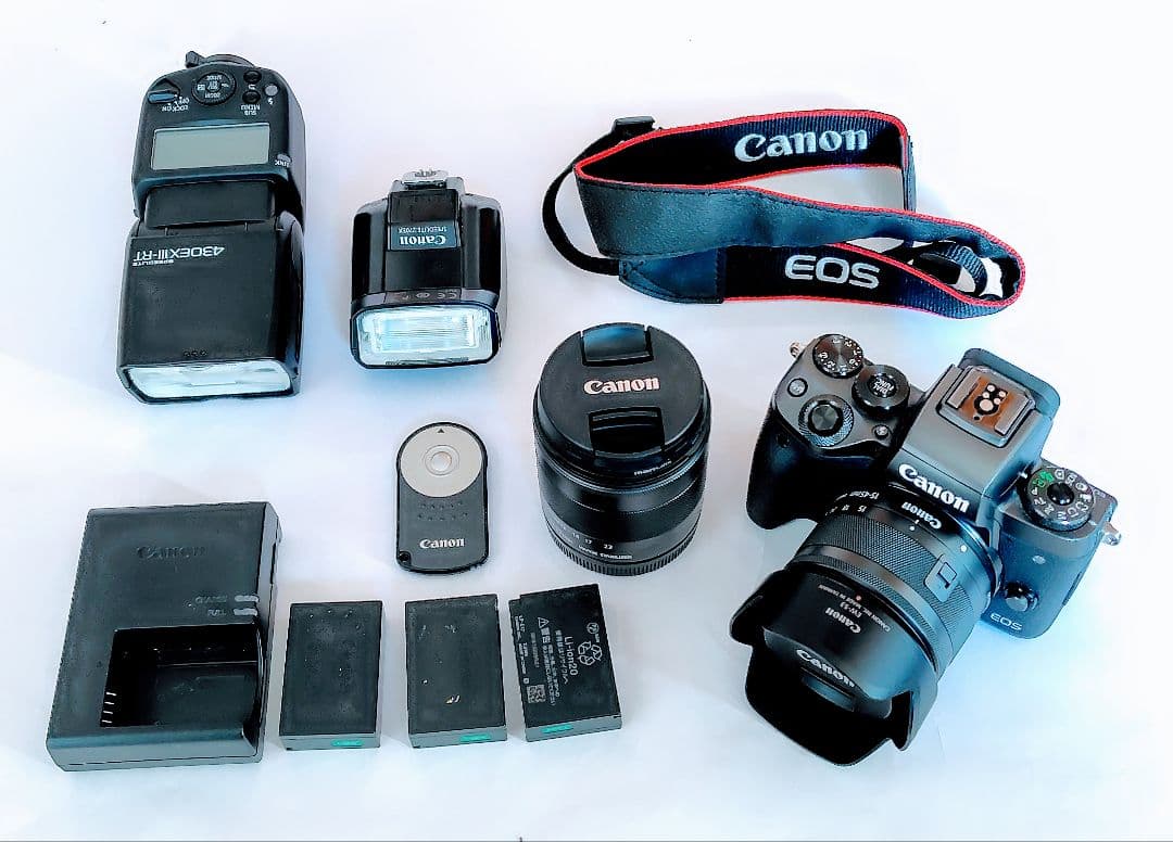 EOS M5＋LENS 2本＋スピードライトなど
