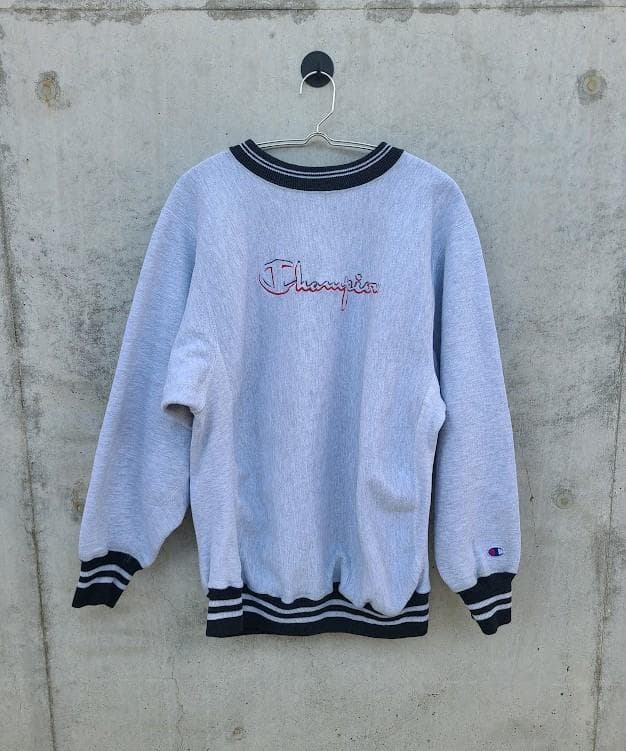 90s USA製 Champion チャンピオン リバースウィーブ スクリプト