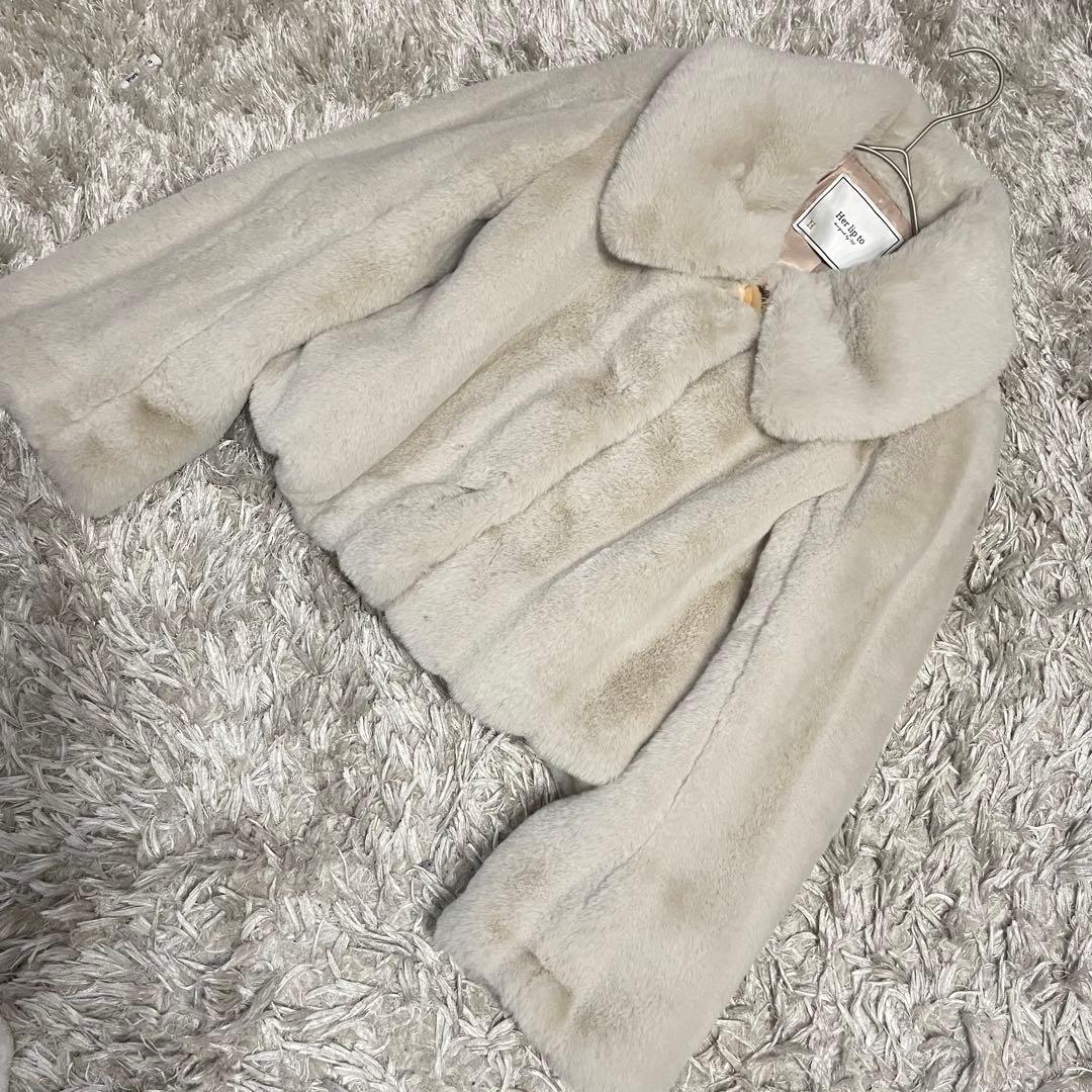 【新品級】　Herlipto極美品herliptoファージャケット【S】　コート