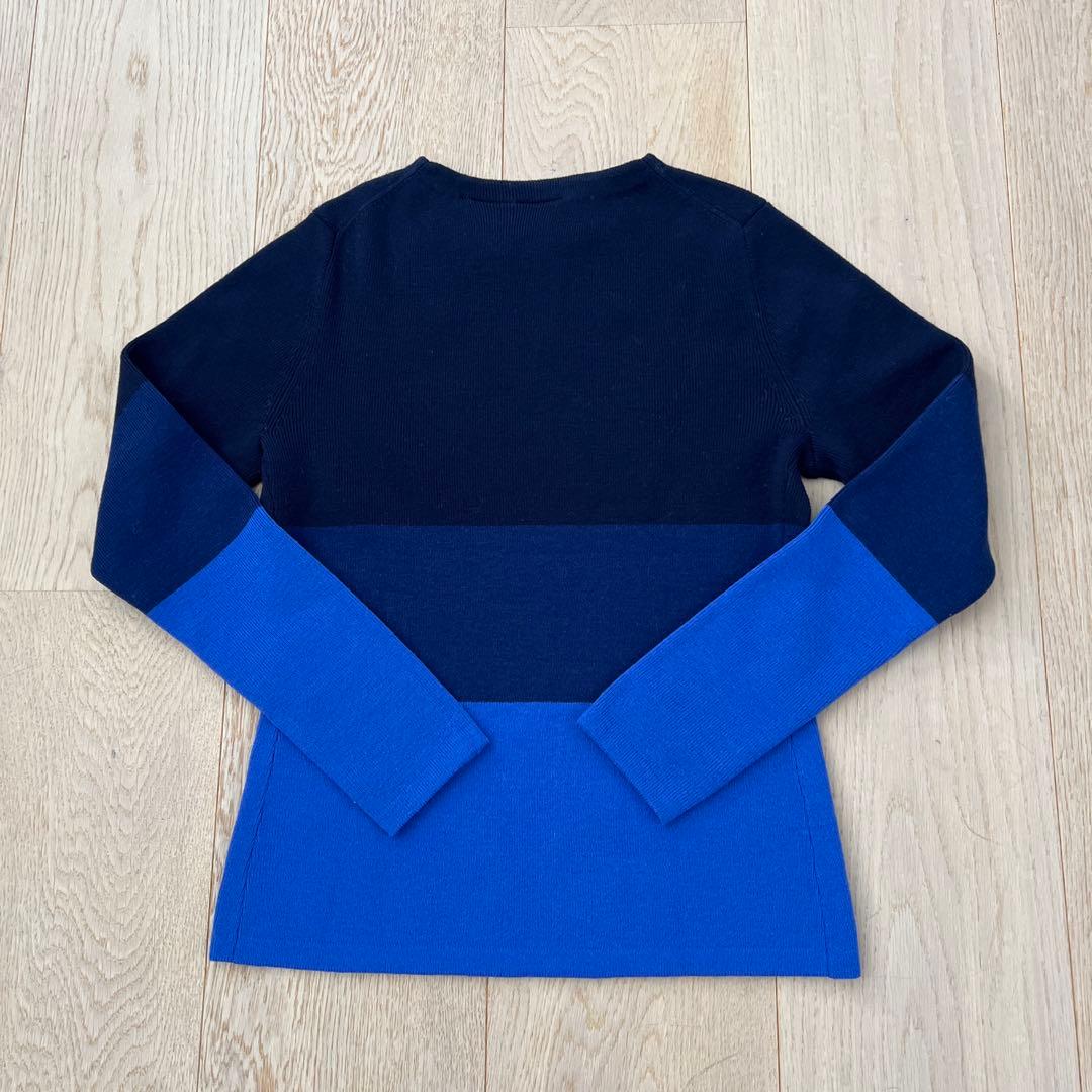 デサントゴルフ　ニットセーター＆スカート Sサイズ　黒☓紺