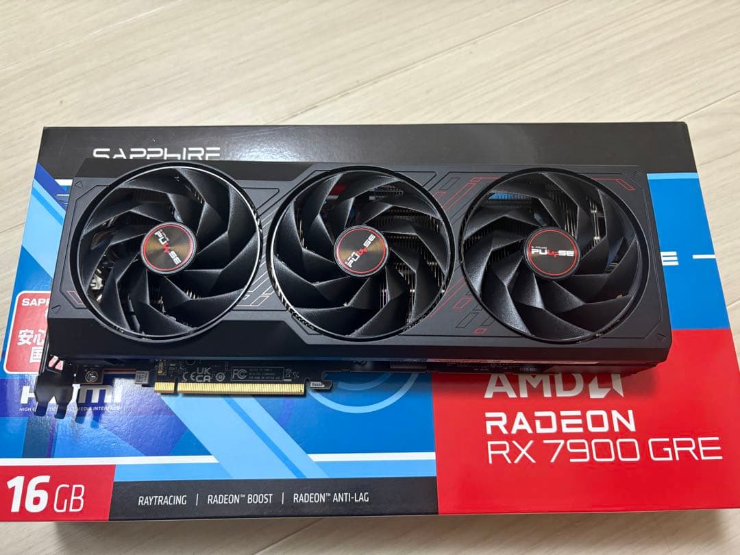 グラフィックボード・グラボ・ビデオカード Sapphire Radeon RX7900GRE 16GB