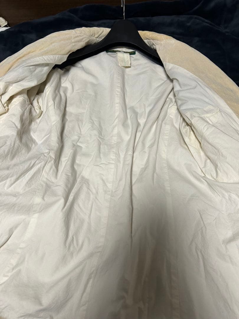 初期　レア　ポールハーデン ベロア　ジャケット　S-M 薄いベージュ