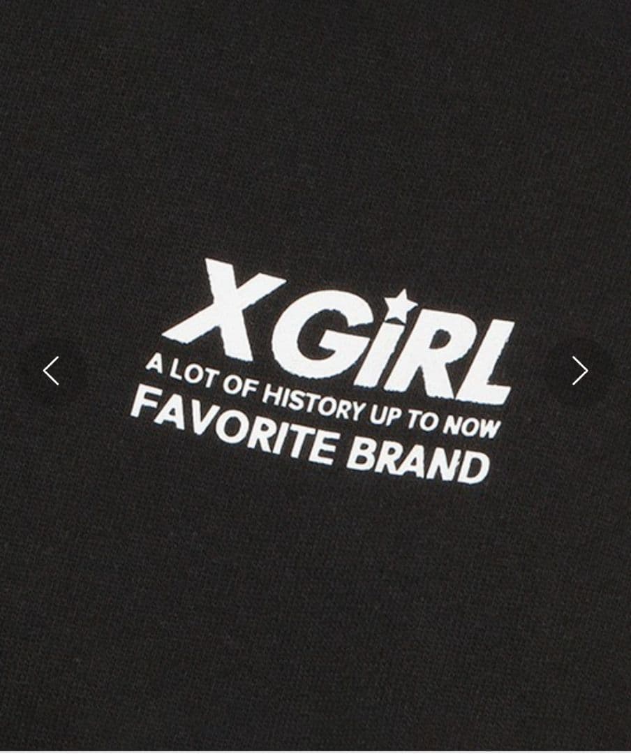 《新品タグ付き》X-girlStagesスランテッドロゴトレーナースカートSET